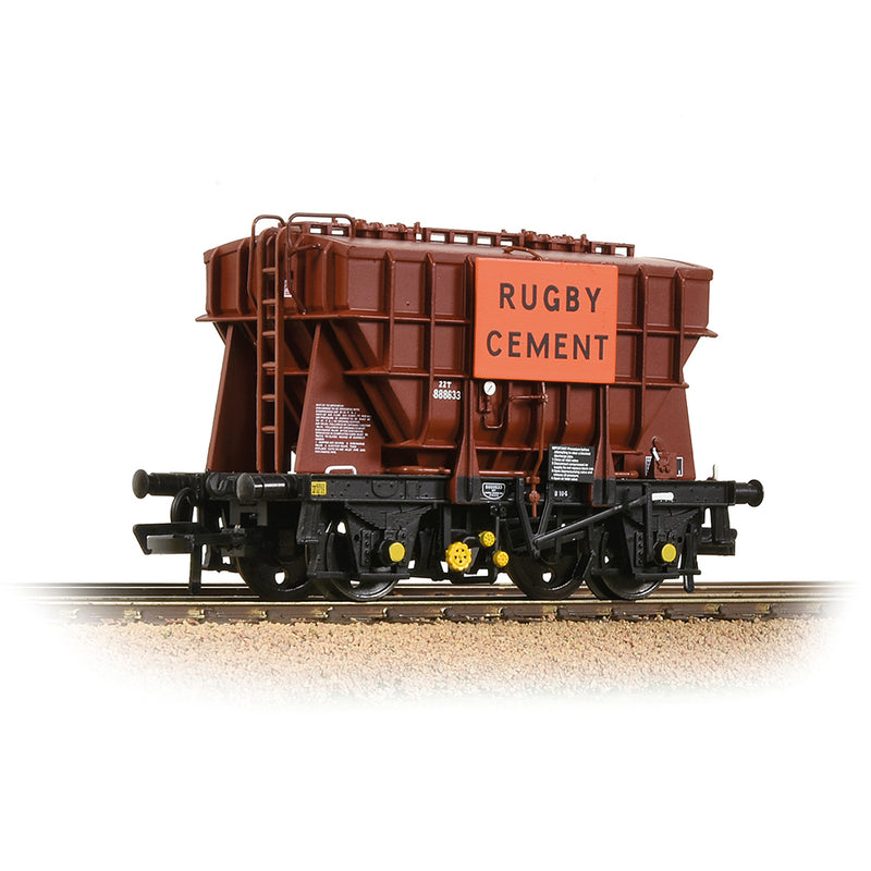 Bachmann 38-272A BR 22T CPV 'Presflo' Cement Wagon BR Bauxite 'Rugby Cement' OO Gauge