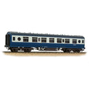 Bachmann 39-452 LMS 57FT Porthole Coach Corridor Second BR Blue & Grey OO Gauge