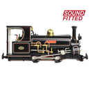 Bachmann Narrow Gauge 391-125SF Mainline Hunslet 0-4-0ST 'Blanche' Penrhyn Quarry Railway Lined Black (Early) Sound Fitted OO9 Gauge