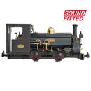 Bachmann Narrow Gauge 391-127SF  Mainline Hunslet 0-4-0ST "Linda" Penrhyn Quarry Railway Lined Black DCC Sound Fitted OO9 Gauge