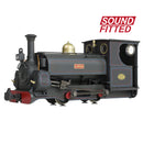 Bachmann Narrow Gauge 391-127SF  Mainline Hunslet 0-4-0ST "Linda" Penrhyn Quarry Railway Lined Black DCC Sound Fitted OO9 Gauge