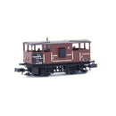 EFE Rail E87516 BR 20T Ballast Plough Brake "Shark" DB993923 BR Bauxite (Late) N Gauge