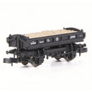 EFE Rail E87536 BR 14T Side Tipping Ballast Wagon "Mermaid" BR Black DB989330 N Gauge