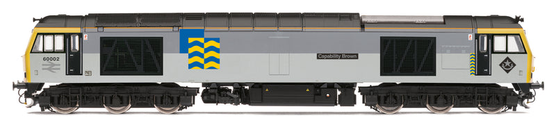 Hornby R30157 BR RAILFREIGHT Class 60 Co-Co 'Capability Brown' No.60002 OO Gauge DCC Ready