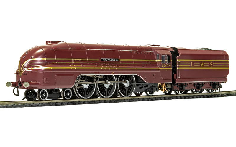 Hornby R3639 LMS Stream Lined Princess Coronation Class 'King George VI' No.6244 OO Gauge DCC Ready