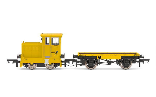 Hornby R3853 Grantrail LTD Ruston & Hornsby 48DS 0-4-0 & Flatbed Wagon No.GR5090 DCC Ready OO Gauge
