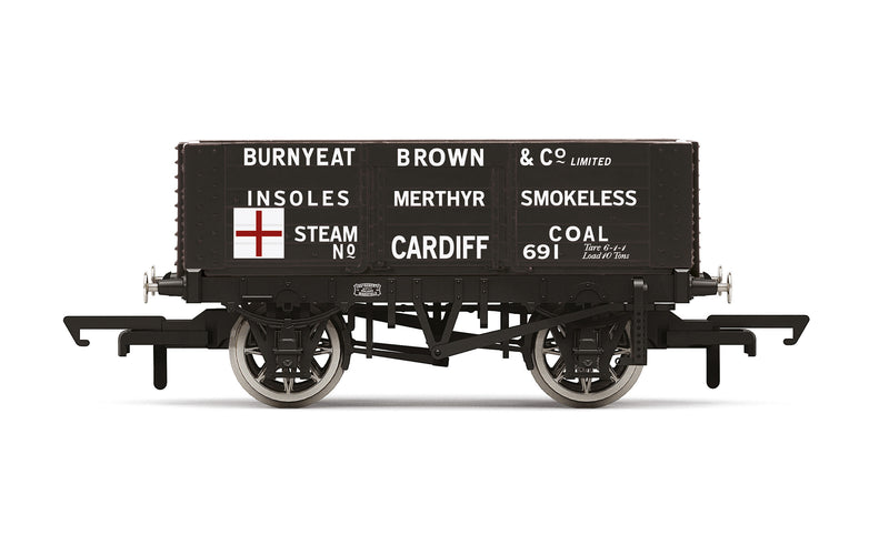 Hornby R60025 'Burnyeat Brown & Co LTD' 6 Plank Wagon No.691 OO Gauge
