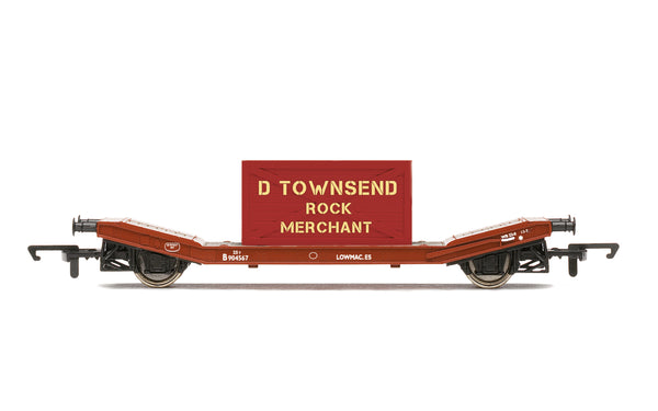Hornby R60033 Lowmac With Load 'Townsend Rock Merchants' OO Gauge