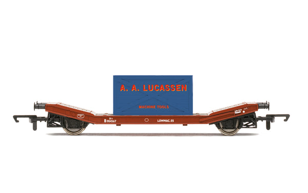 Hornby R60073 Lowmac With Load 'A.A Lucassen Machine Tools' OO Gauge